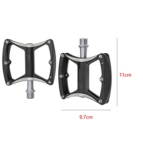 Mountain Bike Pedal : Lorsoul Mountain Bike Pedals Universal MTB Aluminum Alloy 3 Bearing Road Bicycle Pedal Cycling Accessories