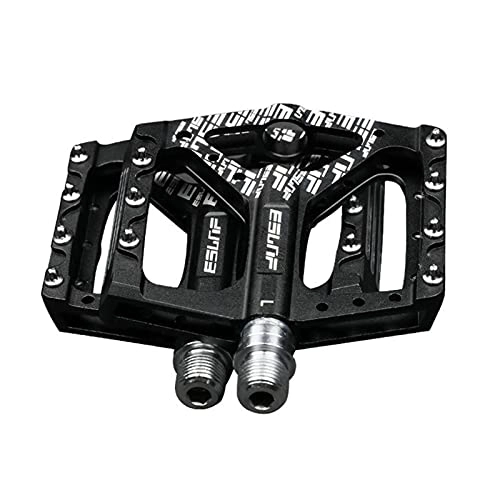 Mountain Bike Pedal : LOVOICE 2pcs Bike Pedals Mountain Road In-Mold CNC Machined Aluminum Alloy MTB Cycling Cycle Platform Pedal