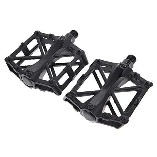 Mountain Bike Pedal : LOYAL TECHNOLOGY-PACKAGE Cycling Pedals Universal Bicycle Accessories Ultra-Light MTB Mountain Bike Pedals Aluminium Alloy Professional Cycling Treadle Bicycle Platform Bike Parts (Color : Black)