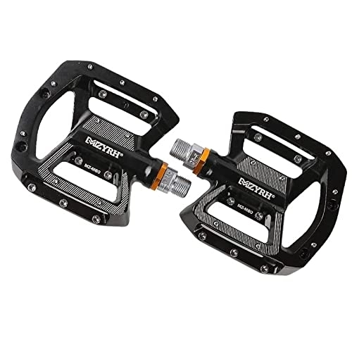 Mountain Bike Pedal : LUOSHUO Bike Pedals Mountain Bike Pedals Non-Slip Bearing Bicycle Pedal Aluminum Alloy 9 / 16" Die-casting Road Bike Needle Pedals Bike Accessories Mtb Pedals