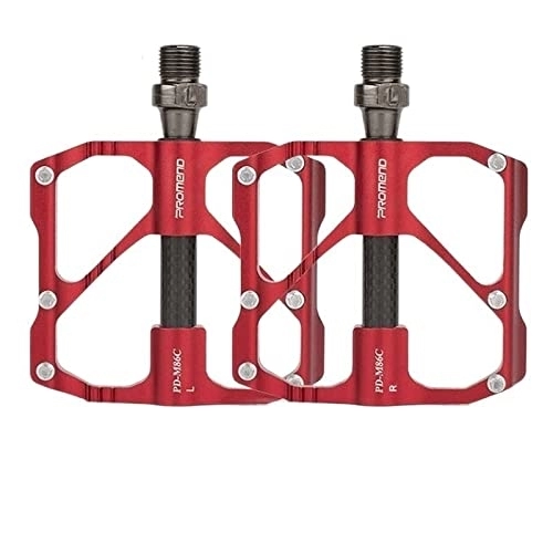 Mountain Bike Pedal : LUOSHUO Bike Pedals Pedal Quick Release Road Bicycle Pedal Anti-slip Ultralight Mountain Bike Pedals Carbon Fiber 3 Bearings Pedale Mtb Pedals (Color : 3)