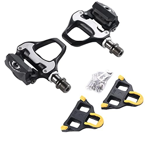 Mountain Bike Pedal : Lwieui Bike Pedals Road Bike Pedals Is Suitable for Bike Pedal with Cleats Bike Pedal Bicycle Accessories Pedals (Color : Black, Size : One size)