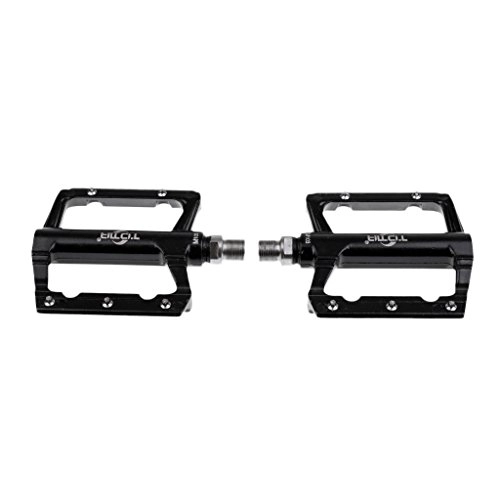 Mountain Bike Pedal : MagiDeal 2 Pieces Alloy Mountain Bike Bicycle Universal Pedals Road Bike Bearing Pedal High Performance Pedals Bicycle Part