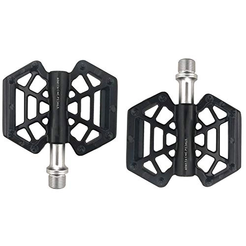 Mountain Bike Pedal : Magnesium Alloy Bearing Mountain Bike Pedals Spider Web Palin Pedals Lightweight Road Bike Dead Fly Pedal Bicycle Accessories