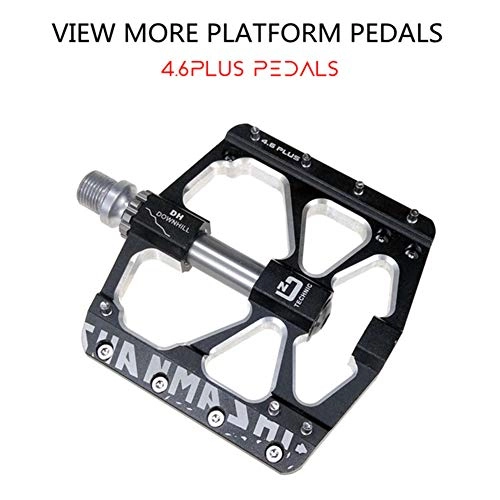 Mountain Bike Pedal : MAIKONG Bike Pedals Ultralight Durable CNC Aluminum Mountain Bike Pedal with 3 Sealed Bearings 14pcs Anti-Slip Pins Surface 9 / 16" Screw Thread Spindle MTB BMX Cycling Bicycle Pedals (1 pair)