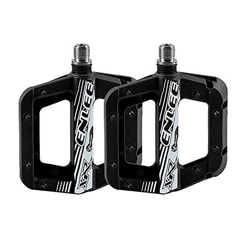 Mountain Bike Pedal : Meghna Mountain Bike Pedal Road Bicycles Platform Pedals MTB Pedals Fits 9 / 16 inch Pedals Black