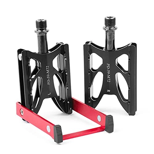 Mountain Bike Pedal : Meipai MTB Pedals, Mountain Bike Foldable Pedals, Lightweight Aluminum Alloy Fiber Bicycle Platform Pedals, for MTB Road Bike