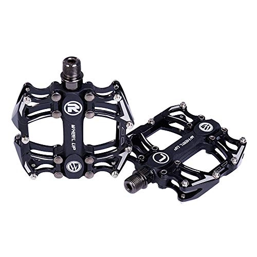 Mountain Bike Pedal : MEROURII DONGKER Mountain Bike Pedals, Bicycle Platform Pedals MTB Pedals with Non-Slip Pins Pedal Quick Easy Installation for Most Bicycle