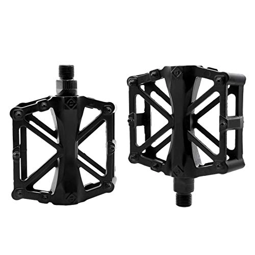 Mountain Bike Pedal : MHXY Folding pedal Mountain Bike Pedals Cycling Ultralight Aluminium Alloy Pedals Mountain Bicycle Pedals Flat Bicycle Accessories Flat cage pedal (Color : NO.5)