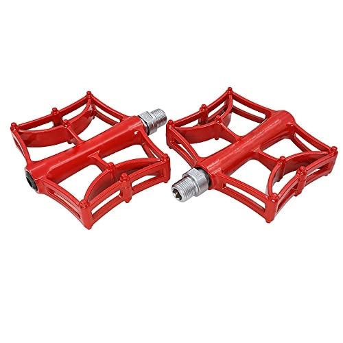 Mountain Bike Pedal : MIHOTA Pedals, Mountain bike pedal Lightweight bicycle pedal Pedal bicycle flat pedal, aluminum alloy One-piece cleat bicycle pedal, 9 / 16" sealed bearing, suitable for mountain road BMX MTB bicycle
