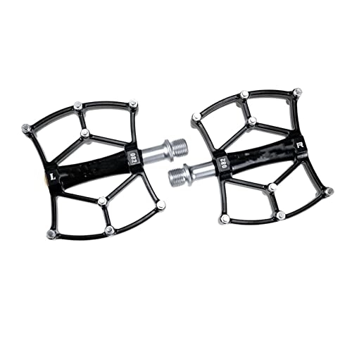 Mountain Bike Pedal : MINGYUAN Z shuiping Bicycle Pedal 3 Bearing Large Aluminum Alloy Mountain Bike Pedals Road Cycling Pedals Compatible With BMX UltraLight With Foot Nails 387g / p Z shuiping