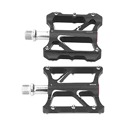 Mountain Bike Pedal : minifinker Bicycle Flat Pedals, Universal Threaded Port Bicycle Platform Flat Pedals for Most Bicycle for Mountain Road Bike