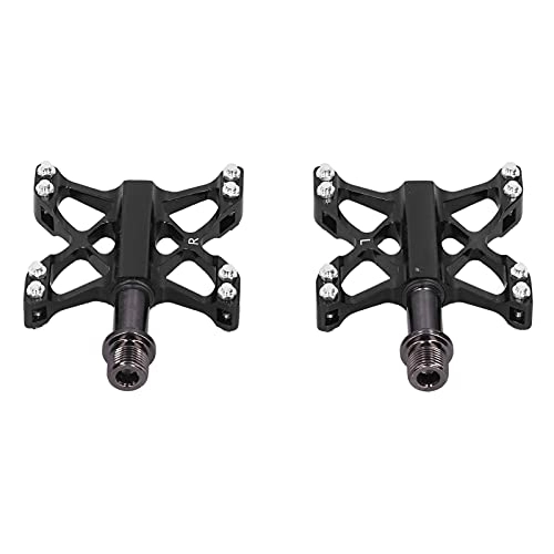 Mountain Bike Pedal : minifinker Non‑Slip Bike Pedals, Easy To Install Bicycle Flat Pedals with Strong Grip for Most Bicycle for Mountain Road Bike