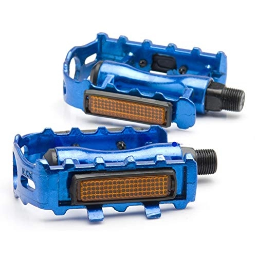 Mountain Bike Pedal : MMFHG Bicycle pedal 1 Pair Mountain Bike Pedals Universal Mtb Outdoor Riding Sport Bicycle Pedals Ultralight Road Bike Hollow Flat Cagepedals