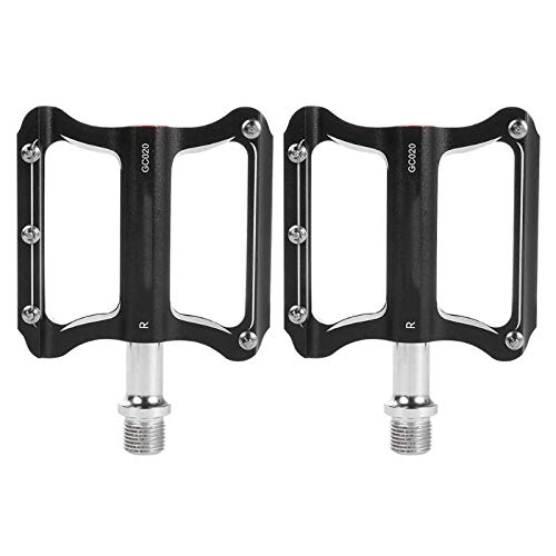 Mountain Bike Pedal : MMFHG Bicycle pedal Aluminum Bike Pedals For Mtb Non-Slip Bicycle Pedal Bearing Flat Platform Antiskid Cycling Pedal Riding Bike Part