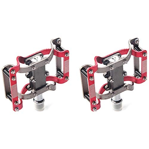 Mountain Bike Pedal : MMFHG Bicycle pedal Bicycle Pedal Mountain Bike Anti-Skid Pedal Aluminum Alloy Bearing Pedal Bicycle Ultra Light Alloy Pedal Bicycle Pedal