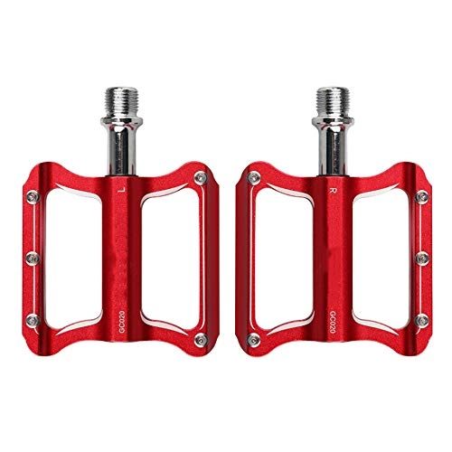 Mountain Bike Pedal : MMFHG Bicycle pedal Bicycle Pedals Aluminum Cycling Mtb Bike Bicycle Pedals Sealed Bearing Flat Platform Antiskid Bike Pedals