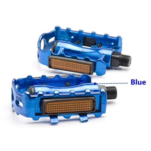 Mountain Bike Pedal : MMFHG Bicycle pedal Mtb Bicycle Pedals Anti-Slip Colorful Aluminum Alloy Outdoor Cycling Accessories High-Strength Safety Mountain Bike Pedal