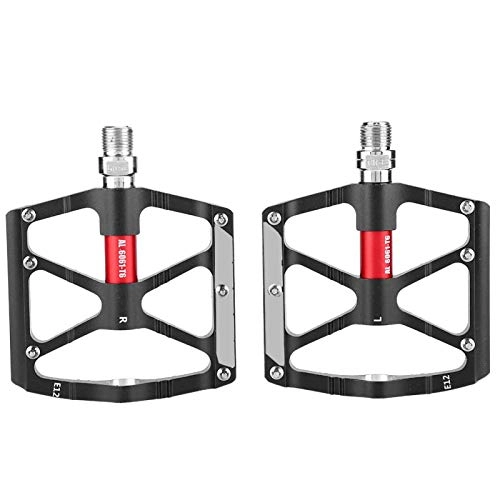 Mountain Bike Pedal : MOH Bike Pedals-1 Pair Aluminium Alloy Mountain Road Bike Lightweight Pedals Bicycle Replacement Part