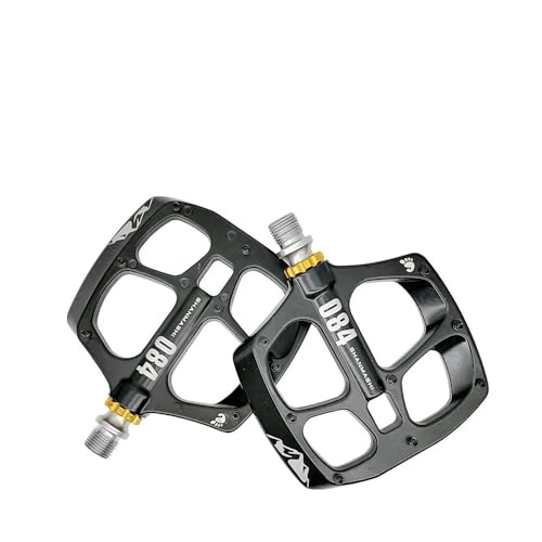 Mountain Bike Pedal : Motorbike Accessories Mountain Bike Flat Platform Thickened Pedal CNC Aluminum Alloy Seal 3 Bearing Anti-skid MTB Bicycle Pedals