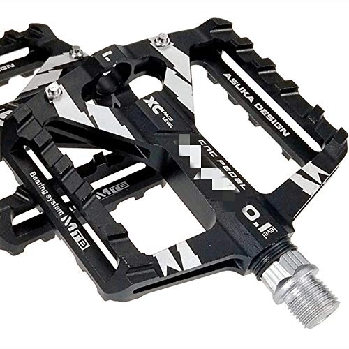 Mountain Bike Pedal : Mountain And Road Bicycle Cycling Bike Pedals Platform Bike Pedals Pedals (Color : Noir, Size : 97x105x18mm)