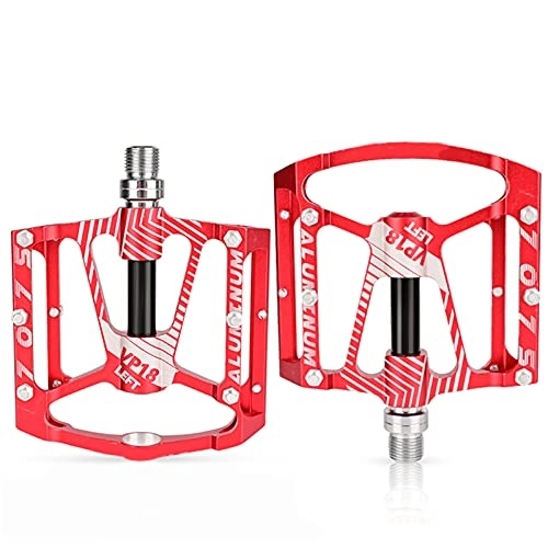 Mountain Bike Pedal : Mountain Bicycle Pedals Aluminum Antiskid Durable Bicycle Cycling 3 Bearing Pedals for Leisure BMX Road Bike
