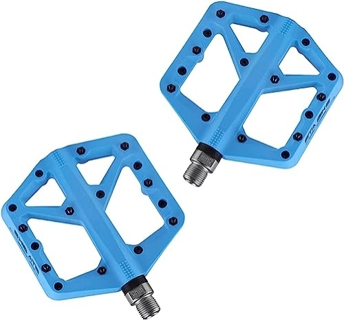 Mountain Bike Pedal : Mountain Bicycle Pedals, pedals, Mountain Bike Nylon Cycling Bike Bike MTB Bicycle Part Pedals Durable Anti-Slip (Color : Blauw, Size : 24x15x3cm)