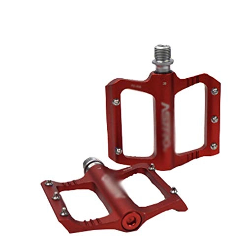 Mountain Bike Pedal : Mountain Bike Pedal Bicycle Pedal Bearing Mountain Pedal Bmx Aluminum Pedal Bicycle Accessories-red