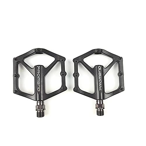 Mountain Bike Pedal : Mountain Bike Pedal Lightweight Aluminum Alloy Anti-Slip Platform Sealed Bearing Pedals for BMX Road MTB Bicycle Bike Accessory Bike pedals (Color : Black)