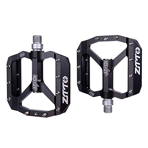 Mountain Bike Pedal : Mountain Bike Pedals Aluminum Alloy Bearing Bicycle Pedals Bicycle Parts Black