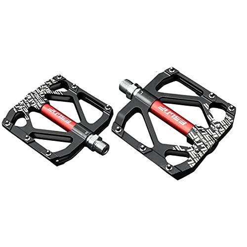 Mountain Bike Pedal : Mountain Bike Pedals, Aluminum Alloy Road Bike Pedals, Antiskid Durable Bicycle Pedal, Lightweight Bearing Bike Pedals With Anti-Slip Nail, Universal Hex Bike Pedals