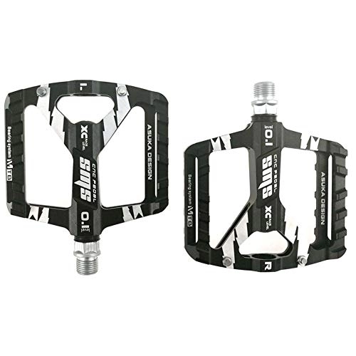 Mountain Bike Pedal : Mountain Bike Pedals Bicycle Accessories Bike Accessories Aluminum Alloy Bicycle Pedals Bicycle Pedal With Cleats black, free size