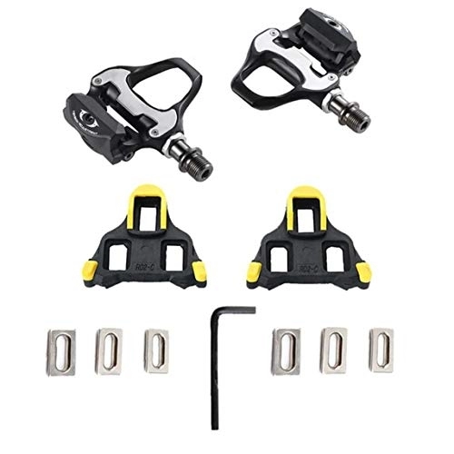 Mountain Bike Pedal : Mountain Bike Pedals, Bicycle Sealed Clipless Pedals, Aluminum Alloy Platform Pedals Anti-Skid Self-Locking Cycle Pedal with Case for Road Mountain BMX MTB Bike