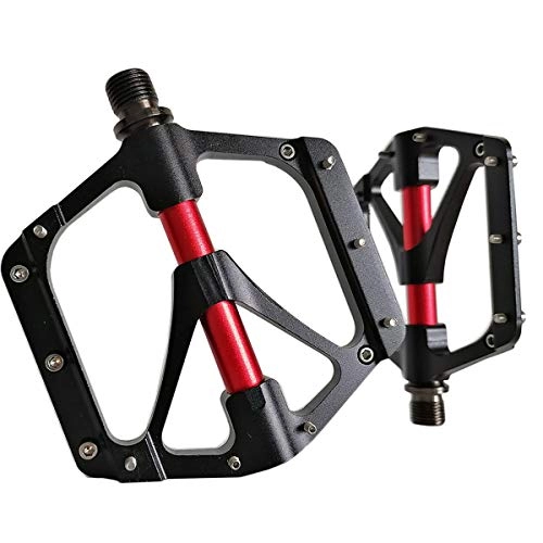 Mountain Bike Pedal : Mountain Bike Pedals Flat Mtb Pedals Wide Platform Mtb Pedals Bicycle Aluminum Alloy Pedals CNC Machined Bicycle 3 Sealed Bearings Cr-Mo Axle Non-slip