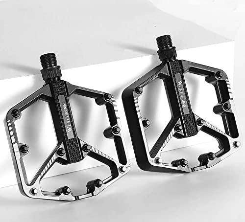 Mountain Bike Pedal : Mountain Bike Pedals MTB Pedals Bicycle Flat Pedals - Aluminum Alloy Bicycle Pedals - Mountain Bike Pedal with Anti Slip Nail