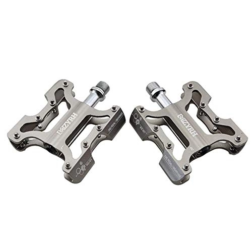 Mountain Bike Pedal : Mountain Bike Pedals Mtb Pedals Bmx Pedals Flat Pedals Bicycle Accessories Bicycle Pedals Bike Accessories Cycling Accessories titanium, free size
