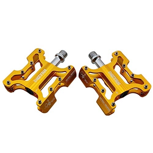 Mountain Bike Pedal : Mountain Bike Pedals Mtb Pedals Mountain Bike Accessories Road Bike Pedals Bmx Pedals Bicycle Pedals Bike Pedal Bike Accesories Flat Pedals gold, free size