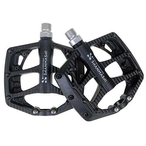 Mountain Bike Pedal : Mountain Bike Pedals Pedals Cycle Accessories Bike Pedal Flat Pedals Mountain Bike Accessories Road Bike Pedals Cycling Accessories black, free size
