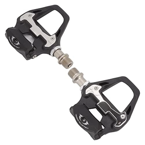 Mountain Bike Pedal : Mountain Bike Pedals, Rustproof Nylon Waterproof Stable Molybdenum Steel Shaft Mountain Bike Lock Pedal with Cleats for Riding for SPD System