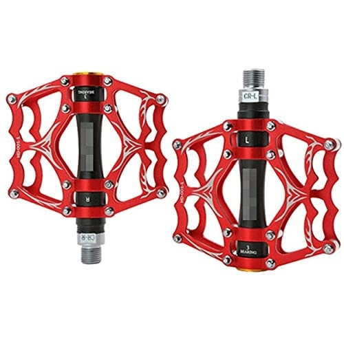 Mountain Bike Pedal : Mountain Bike Pedals, Ultra Strong ColorfulMachined 9 / 16" Cycling Sealed 3 Bearing Pedals (Color : G, Size : 10.1CMX9.7CM)