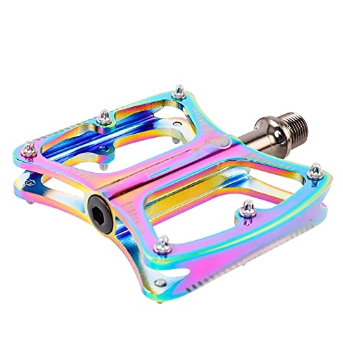 Mountain Bike Pedal : MPGIO Aluminum Alloy Bicycle Pedals Road Cycling Pedals Mountain MTB Bike Pedals Outdoor Sports Bicycle Accessories
