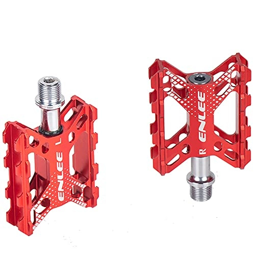 Mountain Bike Pedal : MSG ZY Bicycle Cycling Bike Pedals, Aluminum Anti Skid Durable Mountain Bike Pedals Road Bike Hybrid Pedals Anti Slip Sealed Bearing Axle for Mountain Bike BMX MTB Road Bicycle