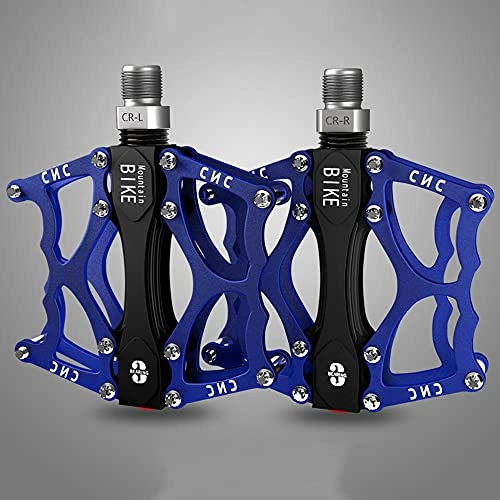 Mountain Bike Pedal : MSG ZY Bike Pedals 9 / 16 Inch Mountain Road CNC Machined Aluminum Alloy MTB Cycling Cycle Platform Pedal