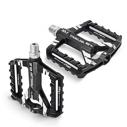 Mountain Bike Pedal : MTB Bike Pedals BMX Mountain Road Cycling Bicycle Flat Pedal 9 / 16" Thread Spindle Non-Slip Aluminum Alloy Durable Fixed Gear with Sealed Bearing Axle
