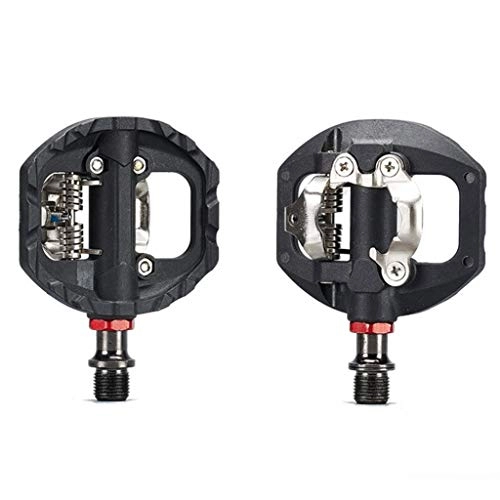Mountain Bike Pedal : MTB Mountain Road Bike Cleats Clipless Pedals Bicycle SPD Self-locking Pedal Kit