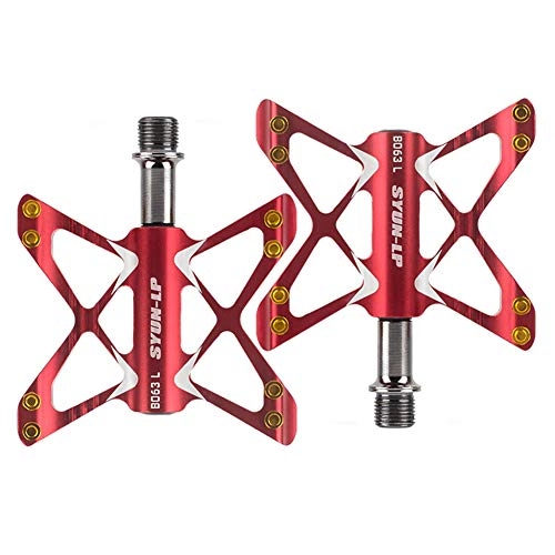 Mountain Bike Pedal : Mtb Pedals Bike Pedals Bmx Pedals Bicycle Accessories Flat Pedals Cycling Accessories Mountain Bike Accessories Bike Pedal Bike Accessories red, free size