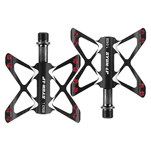 Mountain Bike Pedal : Mtb Pedals Bike Peddles Flat Pedals Cycle Accessories Bike Pedal Bike Accessories Mountain Bike Accessories Road Bike Pedals Bicycle Pedals black, free size