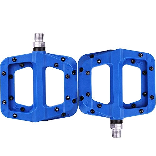 Mountain Bike Pedal : MTWERS Bicycle pedal Bicycle Pedal Bearing Mountain Bike Pedal Road Bike Bicycle Accessories And Equipment (Color : Black) GANG (Color : Blue)