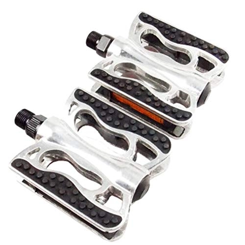 Mountain Bike Pedal : My youth Pedals Aluminum Alloy Road Bike Pedal Ultralight Mountain Bicycle Parts Bicycle Bearing Pedal (Color : Light Grey)