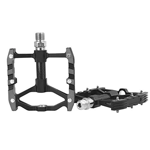 Mountain Bike Pedal : NBVCX Life Accessories MTB Road Bike Bicycle 9 / 16 Inch Sealed Bearing Pedals Carbon Tube Aluminum Alloy Fiber Platform